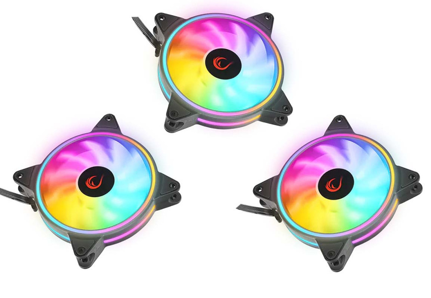 Zdjęcie produktu: Wentylator Rampage Coolwind F3 3x120mm ARGB + kontroler