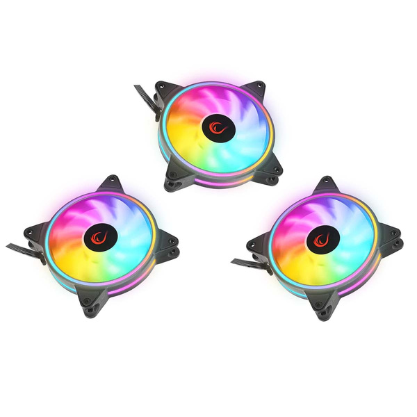 Zdjęcie produktu: Wentylator Rampage Coolwind F3 3x120mm ARGB + kontroler