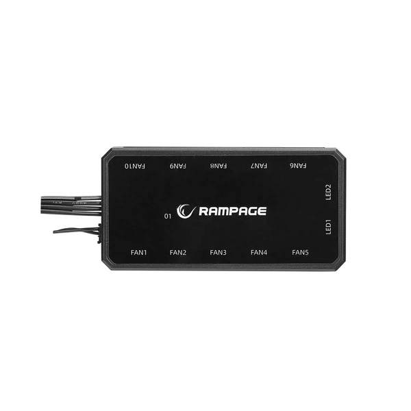 Zdjęcie produktu: Wentylator Rampage Coolwind F3 3x120mm ARGB + kontroler