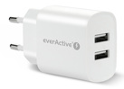 Miniatura zdjęcia: Ładowarka sieciowa everActive 2xUSB 2,4A SC-220
