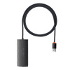 Miniatura zdjęcia: Hub 4w1 Baseus Lite Series USB do 4x USB 3.0 1m (czarny)