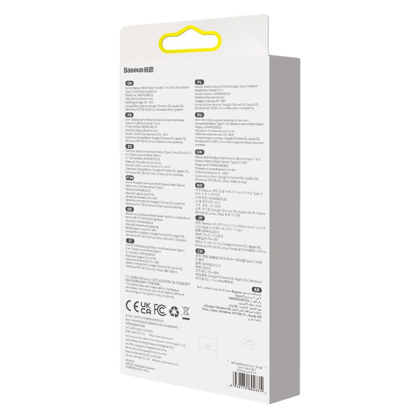 Zdjęcie produktu: Hub 7w1 Baseus Hub USB-C na 2x USB 3.0 + HDMI + USB-C PD