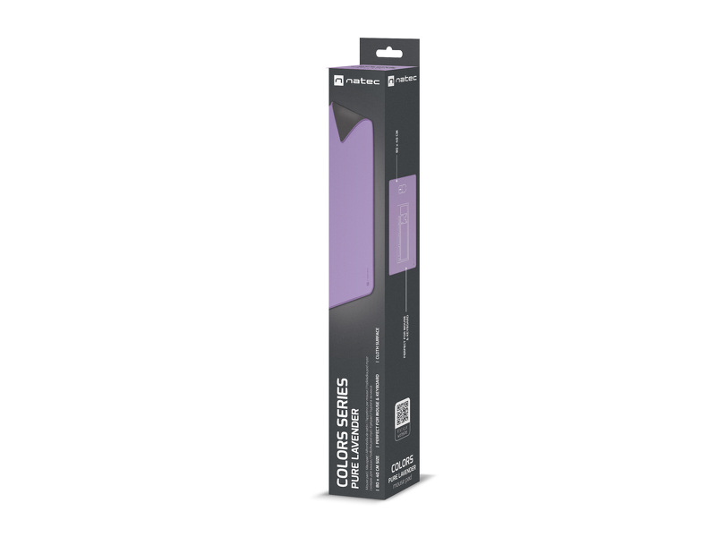 Zdjęcie produktu: Podkładka pod mysz Natec Colors Series Pure Lavender 800x400mm (NPO-2242)