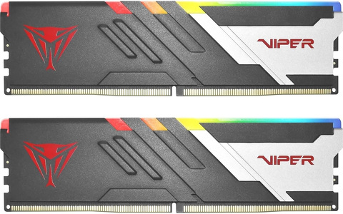 Miniatura produktu: Pamięć Patriot Viper Venom RGB DDR5 32GB (2x16GB) 6000MHz CL30 PVVR532G600C30K