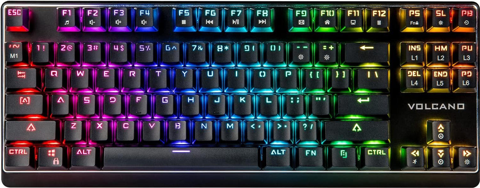 Zdjęcie produktu: Klawiatura Modecom PRZEWODOWA MECHANICZNA Volcano Lanparty Biała RGB (brązowy przełącznik) K-MC-LANPARTY-U-RGB-BROWN-200, mechaniczna Zdjęcie produktu: Klawiatura Modecom PRZEWODOWA MECHANICZNA Volcano Lanparty Biała RGB (brązowy przełącznik) K-MC-LANPARTY-U-RGB-BROWN-200, mechaniczna