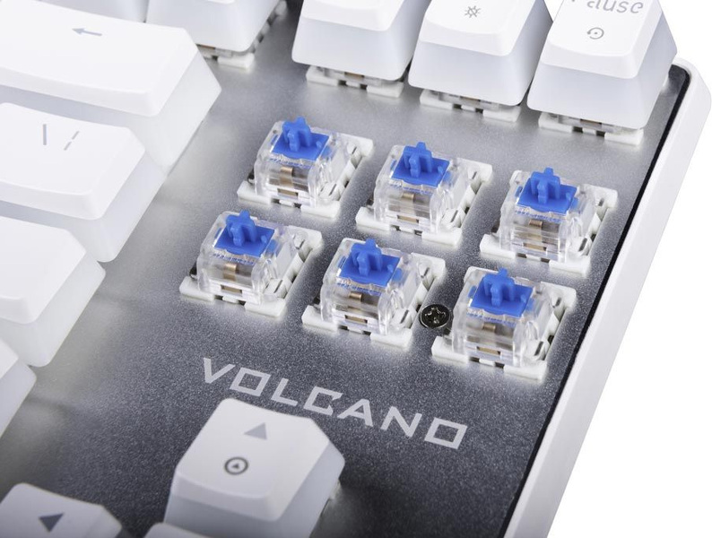 Zdjęcie produktu: Klawiatura Modecom PRZEWODOWA MECHANICZNA Volcano Lanparty Biała RGB (niebieskie przełącznik) K-MC-LANPARTY-U-RGB-BLUE-200 Zdjęcie produktu: Klawiatura Modecom PRZEWODOWA MECHANICZNA Volcano Lanparty Biała RGB (niebieskie przełącznik) K-MC-LANPARTY-U-RGB-BLUE-200