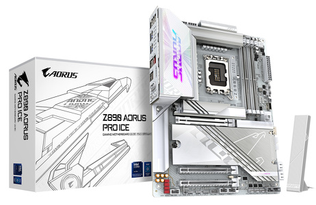 Miniatura produktu: Płyta główna Gigabyte Z890 AORUS PRO ICE DDR5 LGA1851 Miniatura produktu: Płyta główna Gigabyte Z890 AORUS PRO ICE DDR5 LGA1851