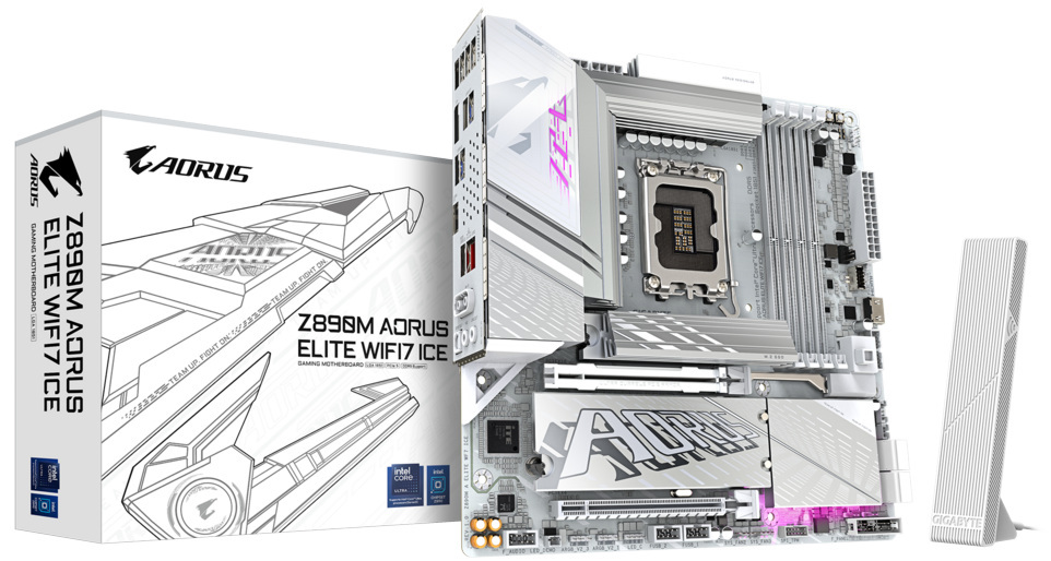 Gigabyte Z890M AORUS ELITE WF7 ICE DDR5 LGA1851
