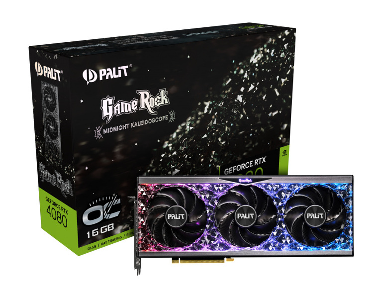 Zdjęcie produktu: Palit GeForce RTX 4080 Super GameRock OC 16GB GDDR6X DLSS 3 (NED4080S19T2-1030G) Zdjęcie produktu: Palit GeForce RTX 4080 Super GameRock OC 16GB GDDR6X DLSS 3 (NED4080S19T2-1030G)