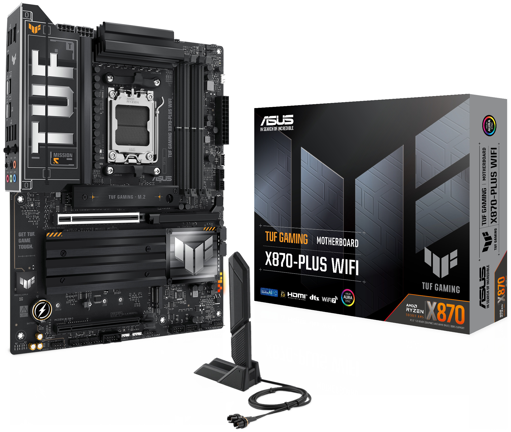 Płyta główna ASUS TUF GAMING X870-PLUS WIFI s.AM5 Płyta główna ASUS TUF GAMING X870-PLUS WIFI s.AM5