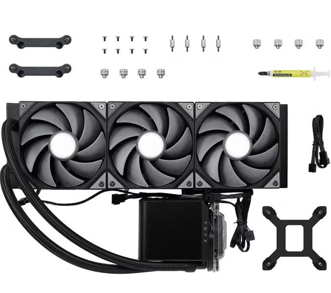 Zdjęcie produktu: Chłodzenie wodne Tryx Panorama 240mm Black wyświetlacz 3D AMOLED (L-P240N-DS2M-G0K)