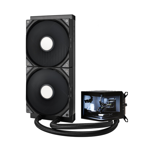 Zdjęcie produktu: Chłodzenie wodne Tryx Panorama 280mm Black wyświetlacz 3D AMOLED (L-P280N-DS2M-G0K)