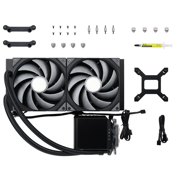 Zdjęcie produktu: Chłodzenie wodne Tryx Panorama 280mm Black wyświetlacz 3D AMOLED (L-P280N-DS2M-G0K)