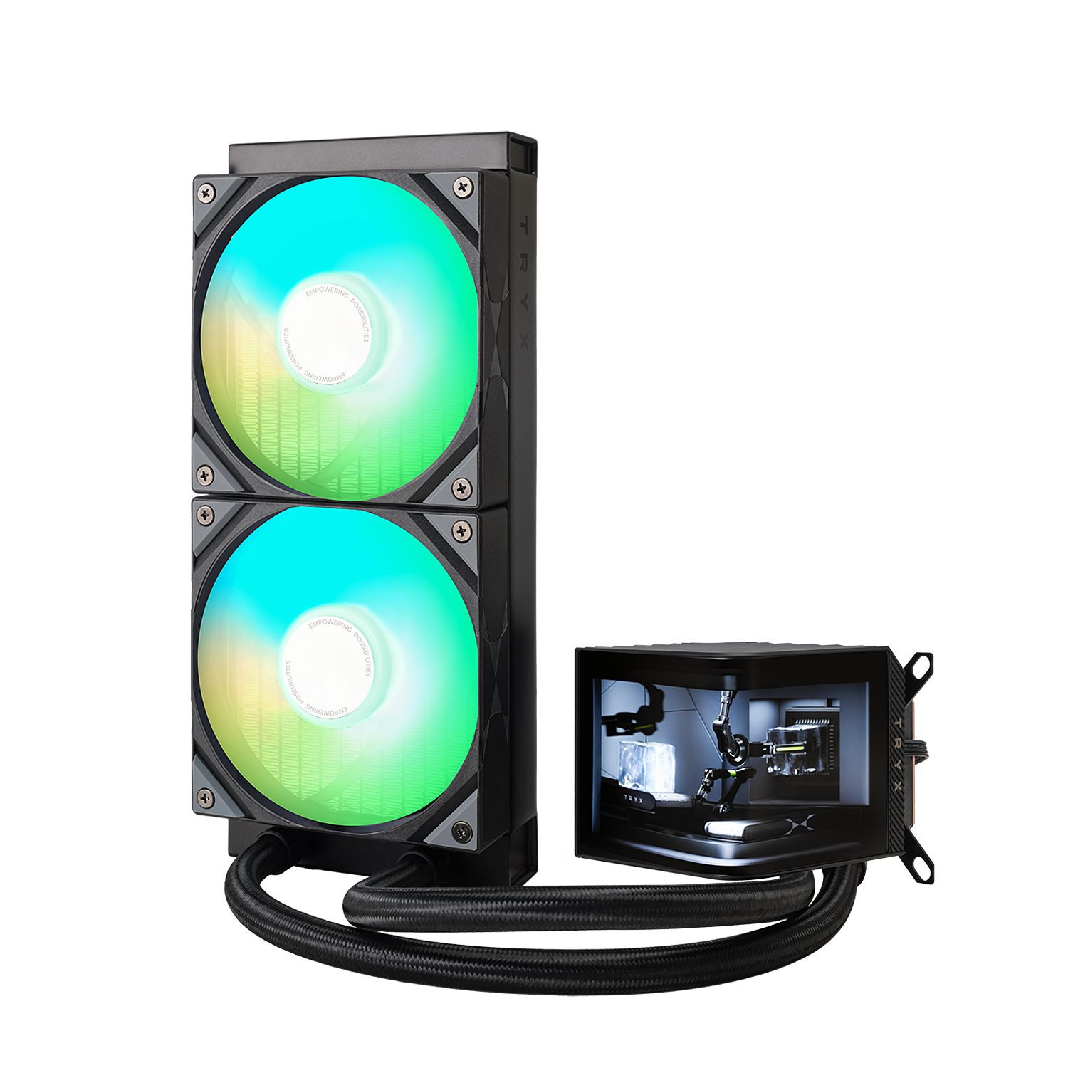 Chłodzenie wodne Tryx Panorama 240mm ARGB Black (L-P240A-AS2M-G0K)