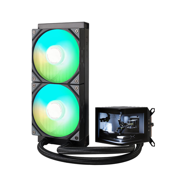Zdjęcie produktu: Chłodzenie wodne Tryx Panorama 240mm ARGB Black (L-P240A-AS2M-G0K)