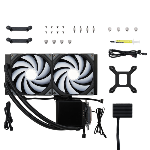 Zdjęcie produktu: Chłodzenie wodne Tryx Panorama 280mm ARGB Black wyświetlacz 3D AMOLED (L-P280A-AS2M-G0K)