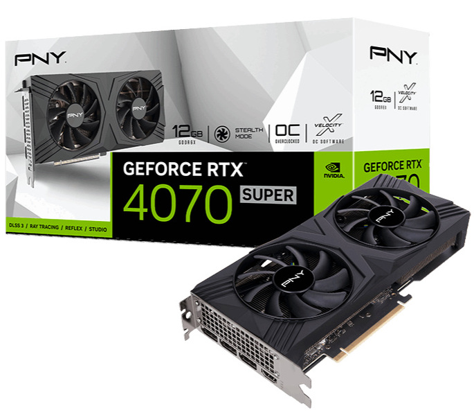 Zdjęcie produktu: PNY GeForce RTX 4070 Super Verto OC Dual Fan 12GB GDDR6X DLSS 3