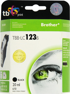 Miniatura produktu: TB Print Tusz do Brother LC123 TBB-LC123B BK Miniatura produktu: TB Print Tusz do Brother LC123 TBB-LC123B BK