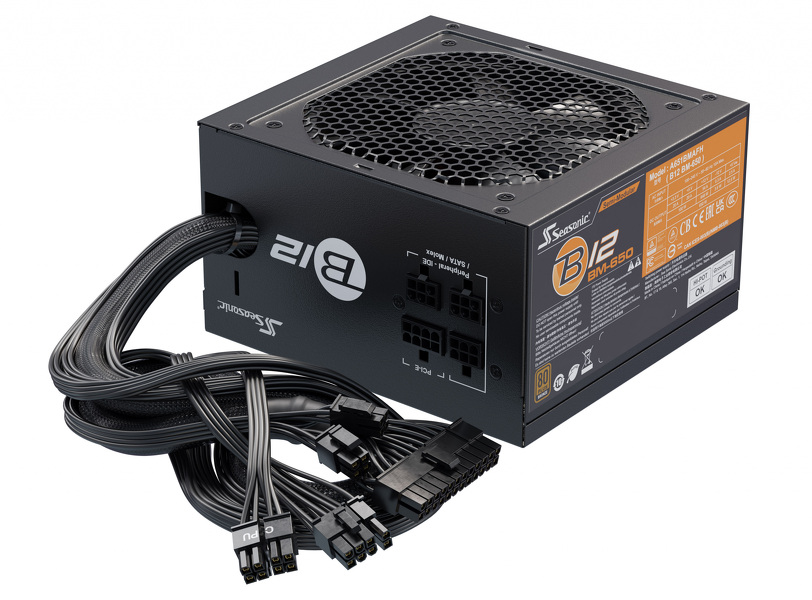 Zdjęcie produktu: Zasilacz Seasonic B12 BM-650 80Plus Bronze 650W