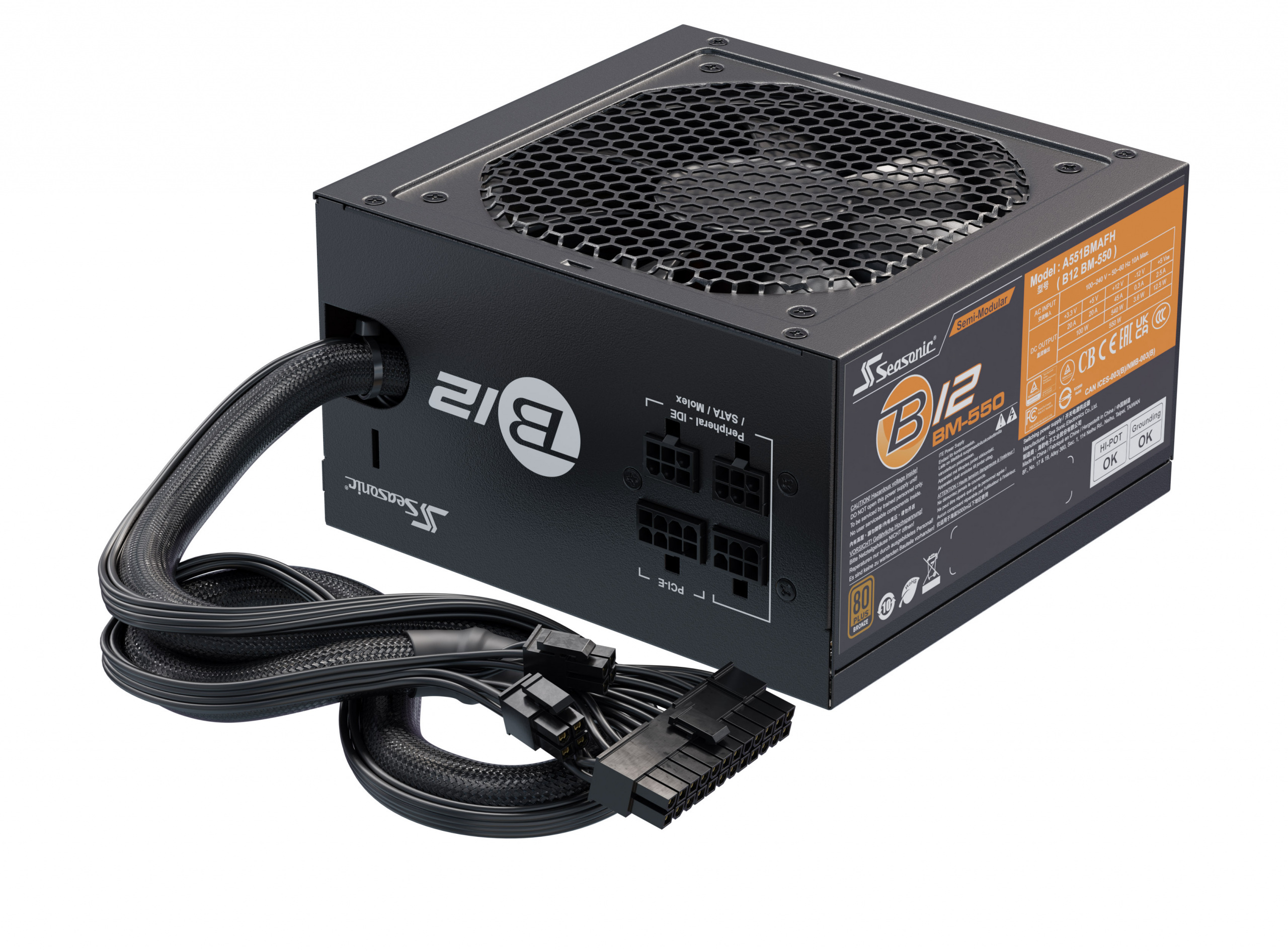 Zasilacz Seasonic B12 BM-550 80Plus Bronze 550W
