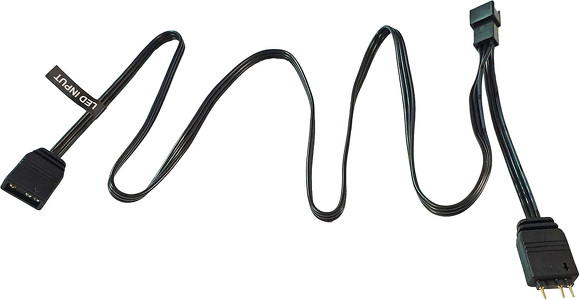 Miniatura produktu: Phanteks przedłużacz z rozgałęziaczem ARGB 5V 3-pin F na 1x 3-pin M 1x  Phanteks ARGB M 60cm