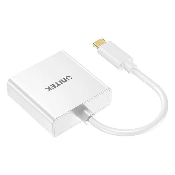 Zdjęcie produktu: Adapter USB-C na DVI 1080P@60Hz, biały, 15cm Unitek (V1429A01)