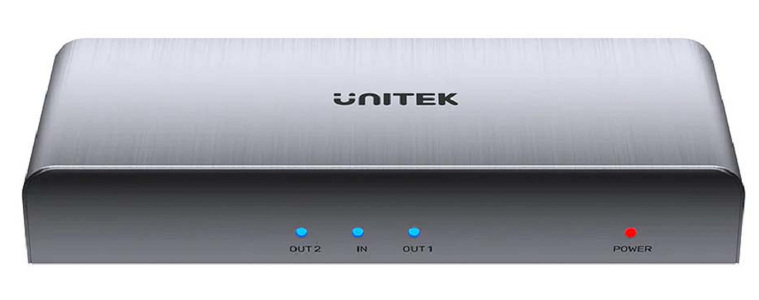 Miniatura produktu: Rozgałęźnik sygnału HDMI 1 IN-2 OUT 4K Unitek (V1130A01-EU)