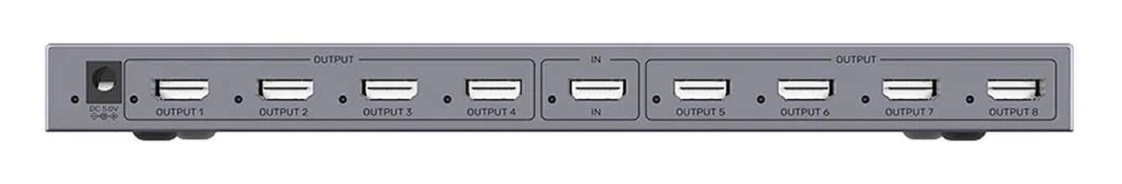 Zdjęcie produktu: Rozgałęźnik sygnału HDMI 1 IN-8 OUT 4K Unitek (V1132A01-EU)