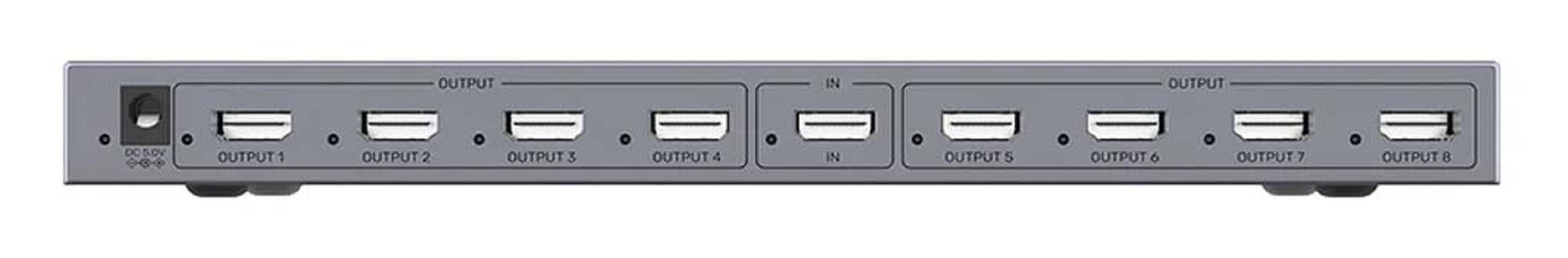 Miniatura produktu: Rozgałęźnik sygnału HDMI 1 IN-8 OUT 4K Unitek (V1132A01-EU)