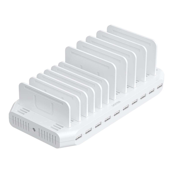 Zdjęcie produktu: Stacja ładująca Unitek 10xUSB 2.4A 60W biała (Y-2190D01-EU)