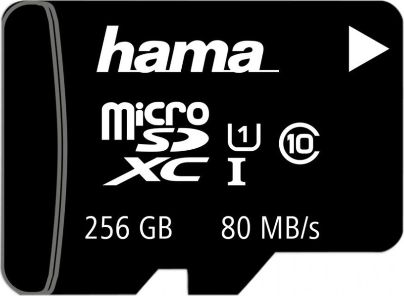 Zdjęcie produktu: Karta pamięci Hama microSDXC 256GB 80 MB/s C10 + Adapter SD Zdjęcie produktu: Karta pamięci Hama microSDXC 256GB 80 MB/s C10 + Adapter SD