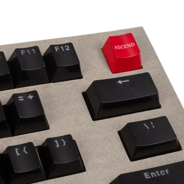 Zdjęcie produktu: Keycapy nakładki Glorious ABS-Doubleshot 104 szt. black ANSI Layout US