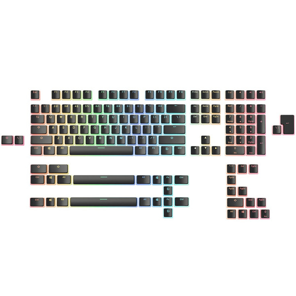 Zdjęcie produktu: Glorious Aura Keycaps, 145 Keycaps, Layout US Black