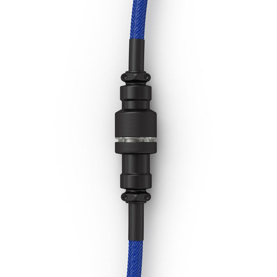 Glorious Kabel spiralny Cobalt, USB-C na USB-A, spiralny, 1,37 m, niebieski