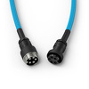 Miniatura zdjęcia: Glorious Kabel spiralny Electric Blue, kabel USB-C na USB-A spiralny, 1,37 m, niebieski