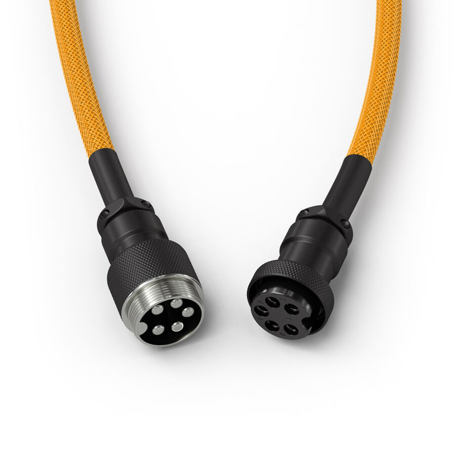 Glorious Kabel spiralny Glorious Gold, kabel USB-C na USB-A spiralny, 1,37m, złoty