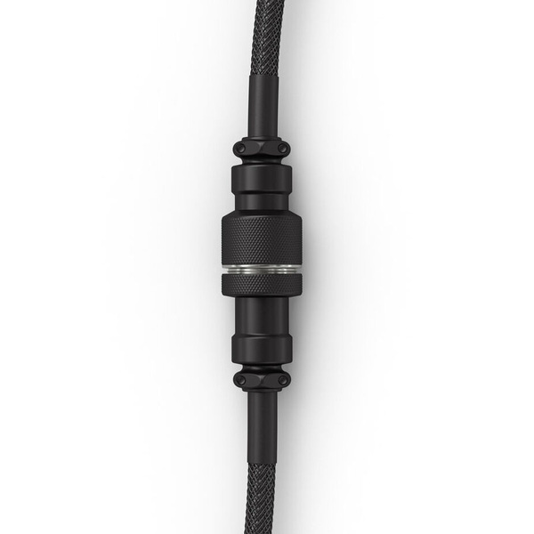 Zdjęcie produktu: Glorious Kabel spiralny Phantom Black, kabel USB-C na USB-A spiralny, 1,37 m czarny
