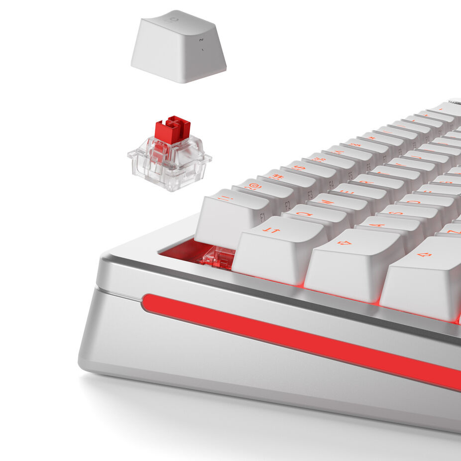 Glorious Fox HE Standard Switche, Efekt Halla, linear, MX-Stem, 45g, nasmarowane, 36 sztuk