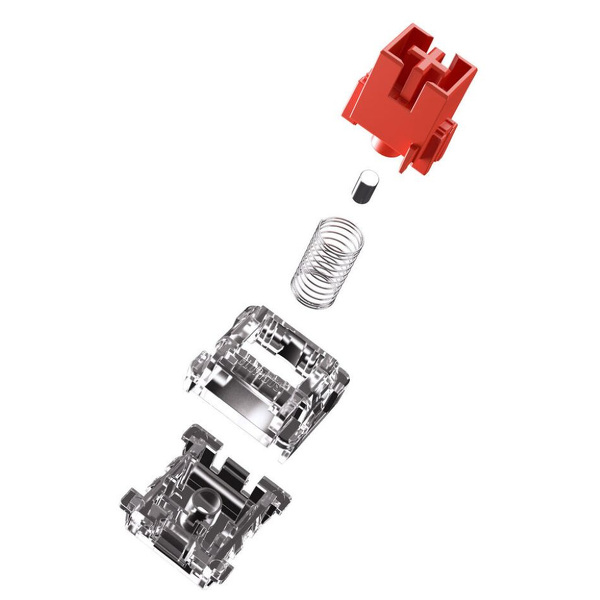 Zdjęcie produktu: Glorious Fox HE Standard Switche, Efekt Halla, linear, MX-Stem, 45g, nasmarowane, 36 sztuk