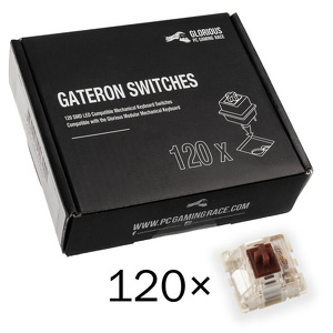 Miniatura produktu: Glorious Switche Gateron Brown (120 sztuk) Miniatura produktu: Glorious Switche Gateron Brown (120 sztuk)