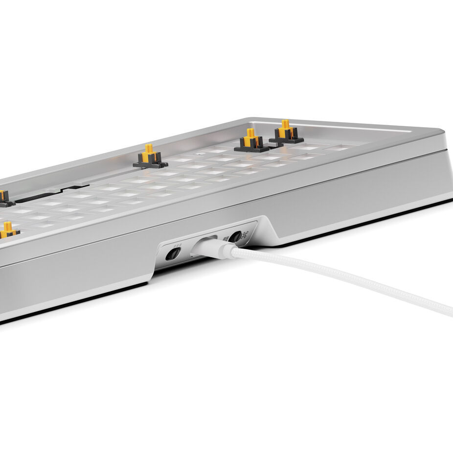 Glorious GMMK 3 Pro Klawiatura gamingowa 65%, Barebone, Layout ANSI Silver