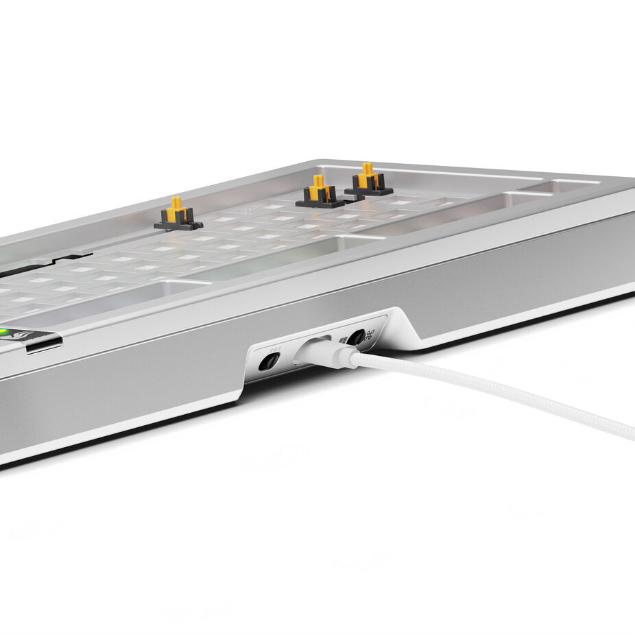 Glorious GMMK 3 Pro Klawiatura gamingowa 75%, Barebone, Layout ANSI Silver