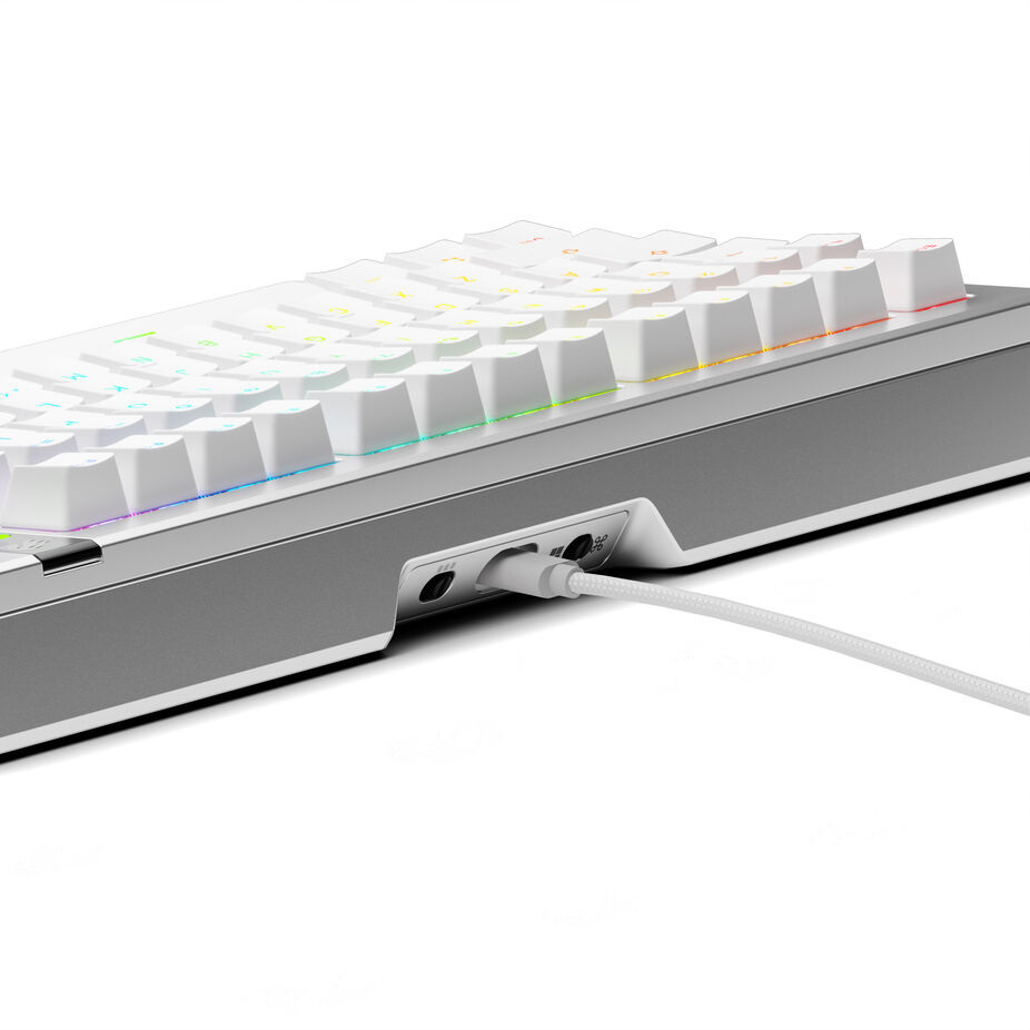 Glorious GMMK 3 Pro Klawiatura gamingowa 75%, Pre-Built, ANSI (US), Switche Fox Silver