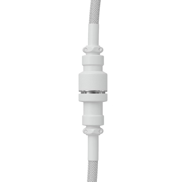 Zdjęcie produktu: Glorious GMMK Coiled Cable Ghost White, Kabel spiralny, USB-C/USB-A White