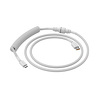 Glorious GMMK Coiled Cable Ghost White, Kabel spiralny, USB-C/USB-A White