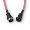 Miniatura zdjęcia: Glorious GMMK Coiled Cable Pixel Pink, Kabel spiralny, USB-C/USB-A Pink