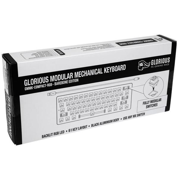 Zdjęcie produktu: Glorious GMMK Kompaktowa klawiatura, Barebone, Layout ANSI