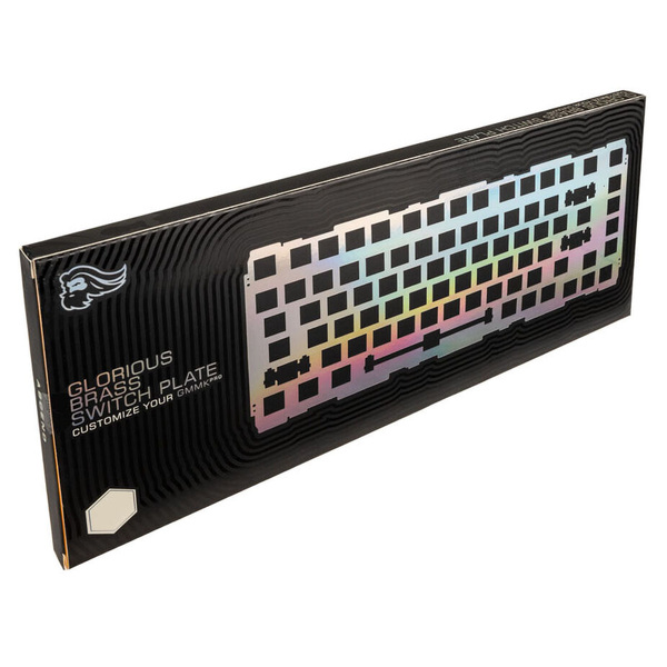 Zdjęcie produktu: Glorious GMMK Pro 75% Switch Plate, Messing, ANSI