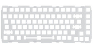 Glorious GMMK Pro 75% Switch Plate, Polycarbonat, ANSI