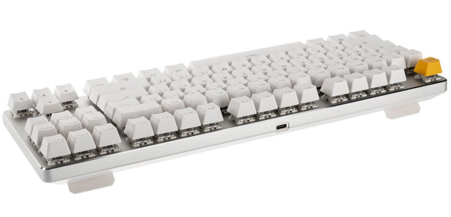 Glorious GMMK TKL White Ice Edition, Gateron-Brown, Layout US